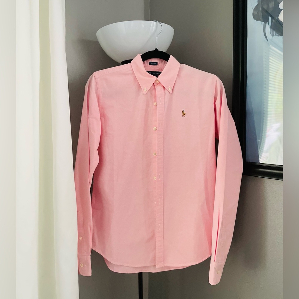 Ralph Lauren Pink Casual Button Down Shirt
